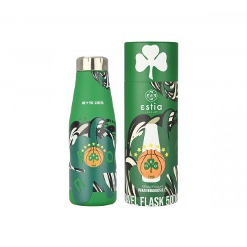 Θερμός Travel Flask Panathinaikos BC Edition We The Greens 00-27186 500ml Green Estia