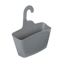 Θήκη Οργάνωσης Μπάνιου Κρεμαστή 02-25342 24x7x25cm Grey Estia GREY