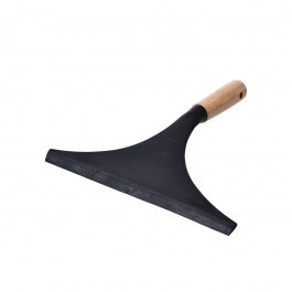 Καθαριστής Τζαμιών Χειρός Με Λάστιχο Bamboo Essentials 04-14261 23x23x3cm Natural-Black Estia NATURAL-BLACK