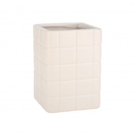 Ποτηράκι Μπάνιου Tiles 02-27735 7,5x11cm White Estia WHITE