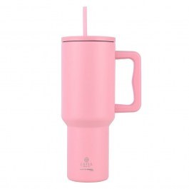 Κούπα - Θερμός Με Καλαμάκι Tumbler XL Save The Aegean 01-32210 1,2Lt Blossom Rose Estia PINK