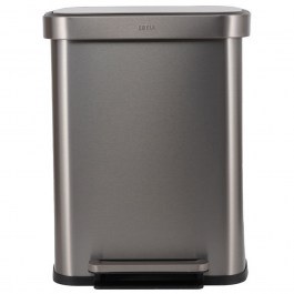 Κάδος Απορριμάτων Flatop Soft Close 01-31954 50Lt 45x37,5x57cm Mat Inox Estia MATTE INOX