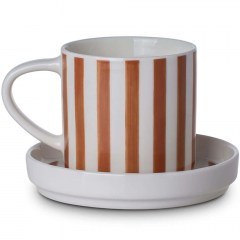 &Kappa;&omicron;ύ&pi;&alpha; &Mu;&epsilon; &Pi;&iota;&alpha;&tau;ά&kappa;&iota; Hand Lines 07-35419 300ml White-Brown Estia