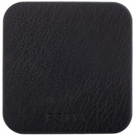 Σουβέρ Allure (Σετ 4Τμχ) 07-32395 10x10cm Black Estia BLACK