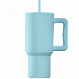 Κούπα - Θερμός Με Καλαμάκι XL Save The Aegean 01-41519 900ml Arctic Ciel Estia CIEL
