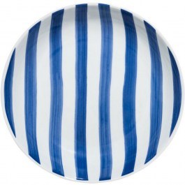 Deep Plate Ligne 07-38892 20cm White-Blue Estia WHITE-BLUE