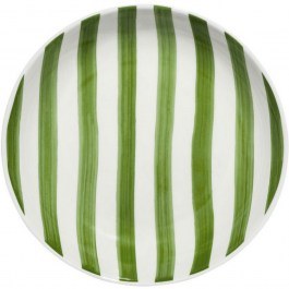 Deep Plate Ligne 07-38861 20cm White-Green Estia WHITE-GREEN