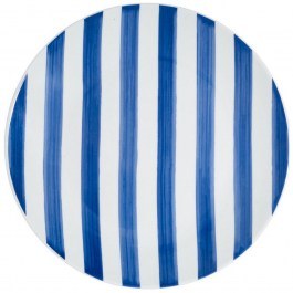 Πιάτο Ρηχό Ligne 07-38885 27cm White-Blue Estia WHITE-BLUE