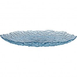 Serving Platter Roche 07-39493 32x2,9cm Blue Estia BLUE