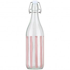 Bottle Ligne 01-39615 1000ml Clear-Pink Estia PINK