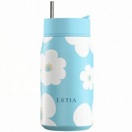 Glass - Thermos Lens Daisy Save The Aegean 01-43087 360ml Multi-Blue Estia BLUE