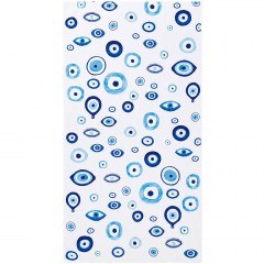 &Pi;&epsilon;&tau;&sigma;έ&tau;&alpha; &Theta;&alpha;&lambda;ά&sigma;&sigma;&eta;&sigmaf; &Mu;&epsilon; &Tau;&sigma;&alpha;&nu;&tau;ά&kappa;&iota; Microfiber Spirit Of Luck 01-44589 White-Blue Estia