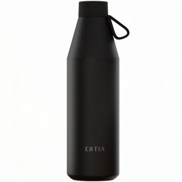 Isothermal Bottle Flow Save The Aegean 01-43148 800ml Void Black Estia BLACK