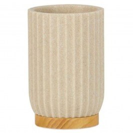 Ποτηροθήκη LBTAH-BA72033 Φ7,5x11cm Beige-Natural Andrea House NATURAL-BEIGE