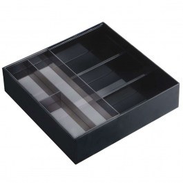 Θήκη Οργάνωσης Για Συρτάρια Γραφείου Επεκτεινόμενη LBTYMZK3442 25x24,6x5,7cm Black Yamazaki BLACK