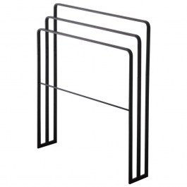 Floor Towel Rack LBTYMZK4980 70x14x81cm Black Yamazaki BLACK