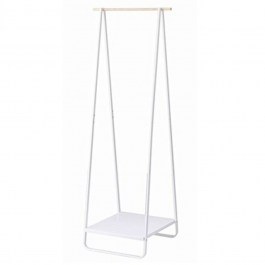 Κρεμάστρα Δαπέδου Με Ράφι Slim LBTYMZK2297 52x47x144cm White-Natural Yamazaki NATURAL-WHITE
