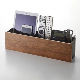 Βάση Οργάνωσης Γραφείου 3 Θέσεων Rin YMZK5168 45x9,8x12cm Brown Yamazaki Brown