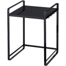 Kitchen Organize Shelf Extendable YMZK3131 44-73x35x50cm Black Yamazaki BLACK