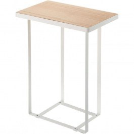 Βοηθητικό Τραπεζάκι YMZK2733 40x24x48cm Natural-White NATURAL-WHITE