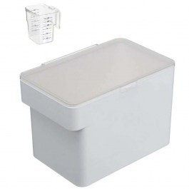Δοχείο Αποθήκευσης Φαγητού Κατοικιδίων Με Δοσομετρητή YMZK5611 19,7x30x19,2cm 6lt White Yamazaki WHITE