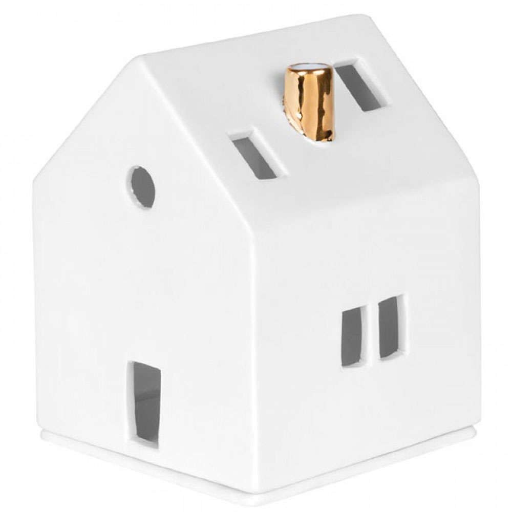 Βάση Ρεσώ Golden Chimney RD0090446 8x8x10cm White-Gold Raeder