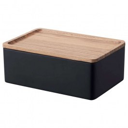 Κουτί Αποθήκευσης YMZK5166 12,5x18,5x7cm Black Yamazaki BLACK