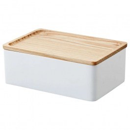Κουτί Αποθήκευσης YMZK5167 12,5x18,5x7cm White Yamazaki WHITE