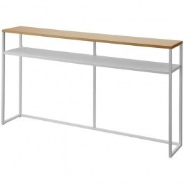 Κονσόλα YMZK2028 126x20,5x65cm Natural-White NATURAL-WHITE