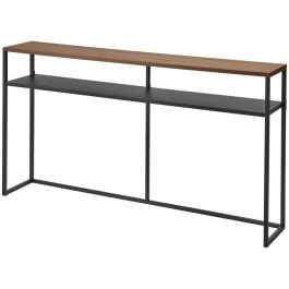 Κονσόλα YMZK2029 126x20,5x65cm Natural-Black NATURAL-BLACK
