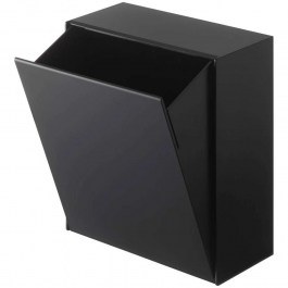 Κουτί Αποθήκευσης Επιτοίχιο YMZK5434 17x8,7/16x20cm Black Yamazaki BLACK