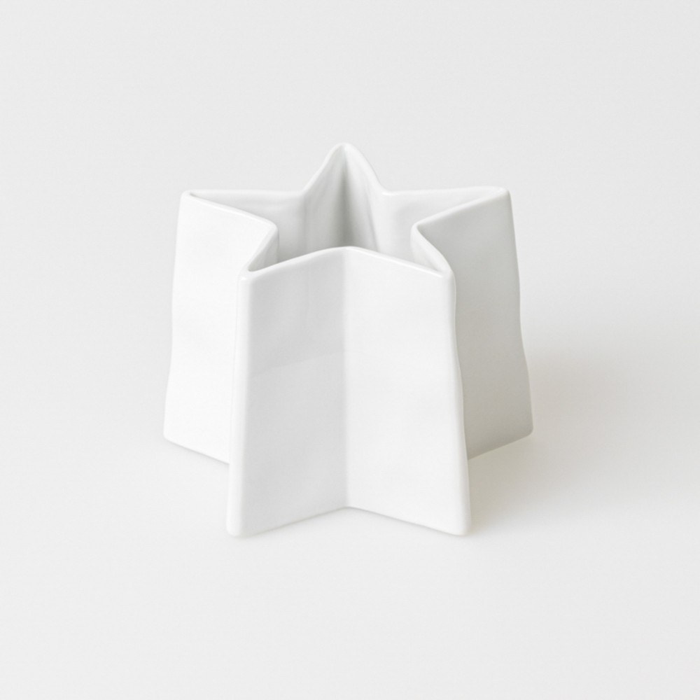 Πορσελάνινη Βάση Για Ρεσώ Star LBTRD0092258 11,5x8,5cm White Raeder