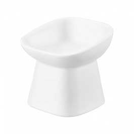 Μπωλ Φαγητού Για Κατοικίδια Κεραμικό Diagonal Tower 200ml LBTYMZK1781 White Yamazaki WHITE