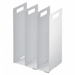 Θήκη Οργάνωσης Πετσετών YMZK4316 (Σετ 2Τμχ) 14,5x14,5x30cm White Yamazaki WHITE