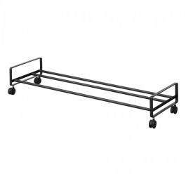 Shoe Rack YMZK1623 With Wheels 63,5x27,5x14,5cm Black BLACK