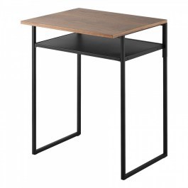 Γραφείο - Κονσόλα Tower YMZK1488 53x45,2x66,8cm Black-Walnut BLACK-WALNUT