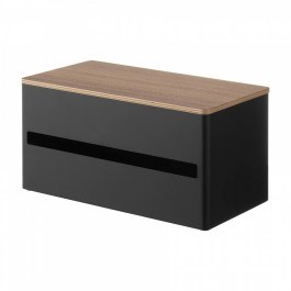 Θήκη Για Χαρτί Κουζίνας Rin YMZK1644 31,2x16,2x17cm Black-Natural Yamazaki NATURAL-BLACK