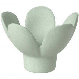 Candlestick Flower RD0051579 8x8x5,5cm Green Raeder GREEN