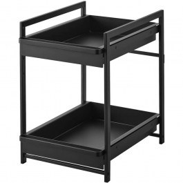 Kitchen Organize Sliding Shelf Tower YMZK1461 30,4x42,4x45,3cm Black Yamazaki BLACK
