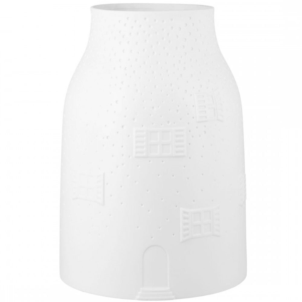 Βάζο Winter House Big RD0092728 Φ18x25cm White Raeder