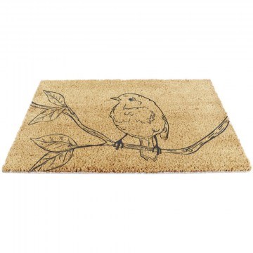Entrance Mat Pencil Robin -AM6040-ROBIN 60x40cm Natural Artsy Mats