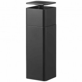 Wall Soap Dispenser Tower Push YMZK5591 5,5x6x18,5cm 230ml Black Yamazaki BLACK