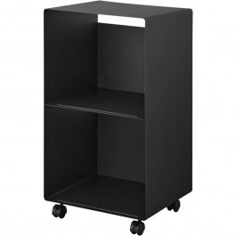 Ραφιέρα Δαπέδου Τροχήλατη Tower YMZK10230 40x38x73,3cm Black BLACK