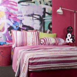 Σεντόνια Παιδικά Σετ 3τμχ Loop 21 Pink Bassetti PINK