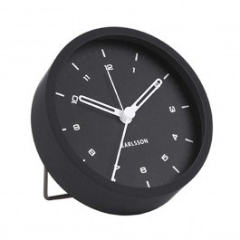 Desktop Clock - Alarm Clockι KA5806BK Tingle Steel Black Karlsson BLACK