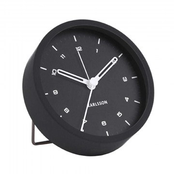 Επιτραπέζιο Ρολόι - Ξυπνητήρι KA5806BK Tingle Steel Black Karlsson