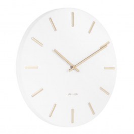 Ρολόι Τοίχου Charm Small KA5821WH Φ30cm White Karlsson WHITE-GOLD