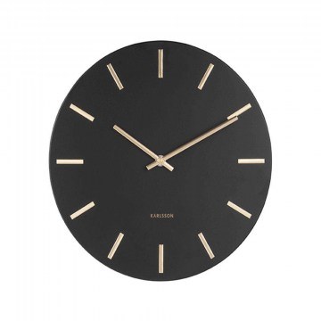 Ρολόι Τοίχου Charm Small KA5821BK D.30cm Black Karlsson