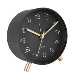Alarm Clock Lofty KA5752BK H.11cm Black Karlsson BLACK