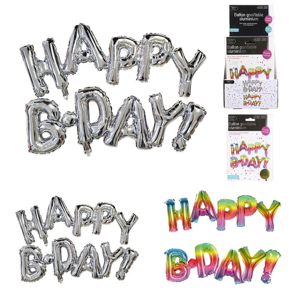 Μπαλόνια Happy Birthday 40-2Q-402 Multicolor Le Studio